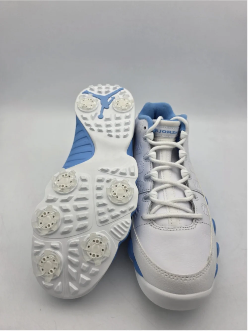 Nike Air Jordan 9 Retro Low G Golf UNC University Blue White FJ5934-101 Size 7